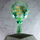 Personalised Greenery Bubble Balloon Filled With Green Mini Balloons additional 2