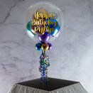 Personalised Satin Chrome Balloon-Filled Bubble Balloon additional 1