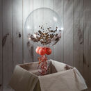 Personalised Rose Gold 'Powderfetti' Bubble Balloon additional 2