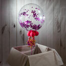 Personalised Hot Pink 'Powderfetti' Bubble Balloon additional 2