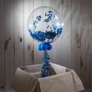 Personalised Navy Blue 'Powderfetti' Bubble Balloon additional 3