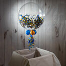 Personalised Blue & Gold 'Powderfetti' Bubble Balloon additional 2