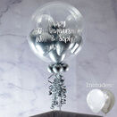 Personalised 25th / Silver Wedding Anniversary Bubble Balloon additional 2
