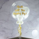 Personalised 30th / Pearl Wedding Anniversary Bubble Balloon additional 6