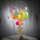 Personalised Neon Party Balloon-Filled Bubble Balloon additional 4