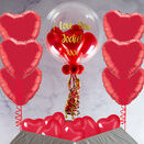 Red Hearts Balloon Package additional 1