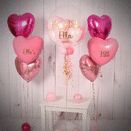 Shades of Pink Hearts Balloon Package additional 5