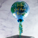 'Best Mum In The World' Mother's Day Personalised Bubble Balloon additional 1
