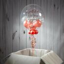 'Sorry I Can't Be There' Personalised Multi Fill Bubble Balloon additional 15