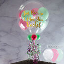 'Wish I Could Be There' Personalised Multi Fill Bubble Balloon additional 20