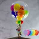 'Wish I Could Be There' Personalised Multi Fill Bubble Balloon additional 10