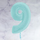 26" Pastel Blue Number Foil Balloons (0 - 9) additional 11