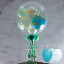 Personalised Mint Dream Balloon-Filled Bubble Balloon additional 1