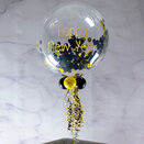 Black & Gold Confetti Balloon Package additional 2