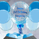 Blue Confetti Print Balloon Package additional 1