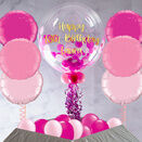 Shades Of Pink Confetti Balloon Package additional 1