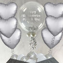 Silver Feathers Balloon Package additional 1
