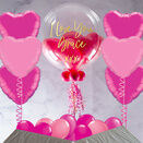 Pink Hearts Balloon Package additional 1