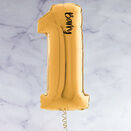 26" Gold Number Foil Balloons (0 - 9) additional 5