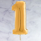 26" Gold Number Foil Balloons (0 - 9) additional 4
