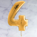 26" Gold Number Foil Balloons (0 - 9) additional 10