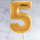 26" Gold Number Foil Balloons (0 - 9) additional 12