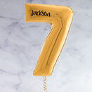 26" Gold Number Foil Balloons (0 - 9) additional 16