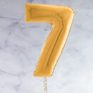 26" Gold Number Foil Balloons (0 - 9) additional 17