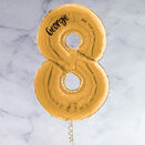26" Gold Number Foil Balloons (0 - 9) additional 18