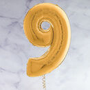 26" Gold Number Foil Balloons (0 - 9) additional 21