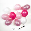 5" Light Pink Scatter Balloons (Pack of 10) additional 1