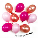 5" Pink Glamour Scatter Balloons (Pack of 10) additional 1