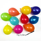 5" Rainbow Scatter Balloons (Pack of 10) additional 1