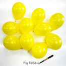 5" Yellow Scatter Balloons (Pack of 10) additional 1