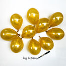 5" Gold Scatter Balloons (Pack of 10) additional 1