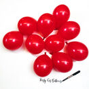 5" Red Scatter Balloons (Pack of 10) additional 1