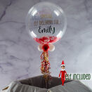 Personalised 'Elf On The Shelf' Feather-Filled Bubble Balloon additional 2