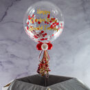 Personalised Candy Cane Confetti Bubble Balloon additional 1