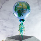 'Santa Stop Here' Personalised Bubble Balloon additional 1