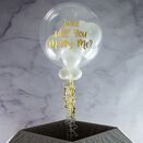 Personalised Christmas "Will You Marry Me?" Balloon additional 1