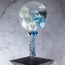 Personalised Ice Blue Balloon-Filled Bubble Balloon additional 2