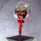 Personalised Red Confetti Bubble Balloon additional 1