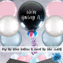 'Poppable' Blue Confetti Gender Reveal Balloon Package additional 1