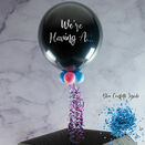'Poppable' Blue Confetti Gender Reveal Balloon Package additional 2
