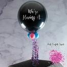 'Poppable' Pink Confetti Gender Reveal Balloon Package additional 2