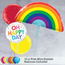 Rainbow 'Happy Day' Balloon Package additional 1