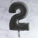 26" Black Number Foil Balloons (0 - 9) additional 16