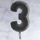 26" Black Number Foil Balloons (0 - 9) additional 17