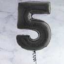 26" Black Number Foil Balloons (0 - 9) additional 7
