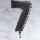 26" Black Number Foil Balloons (0 - 9) additional 9